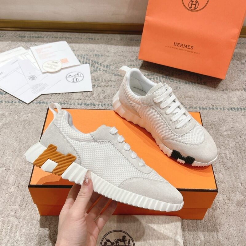 Alternative view of HERMES BOUNCING SNEAKER BLANC H232856ZH91400