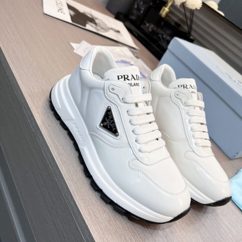 Alternative view of PRADA RE NYLON SNEAKER WHITE 1E804M 3LFV F0964