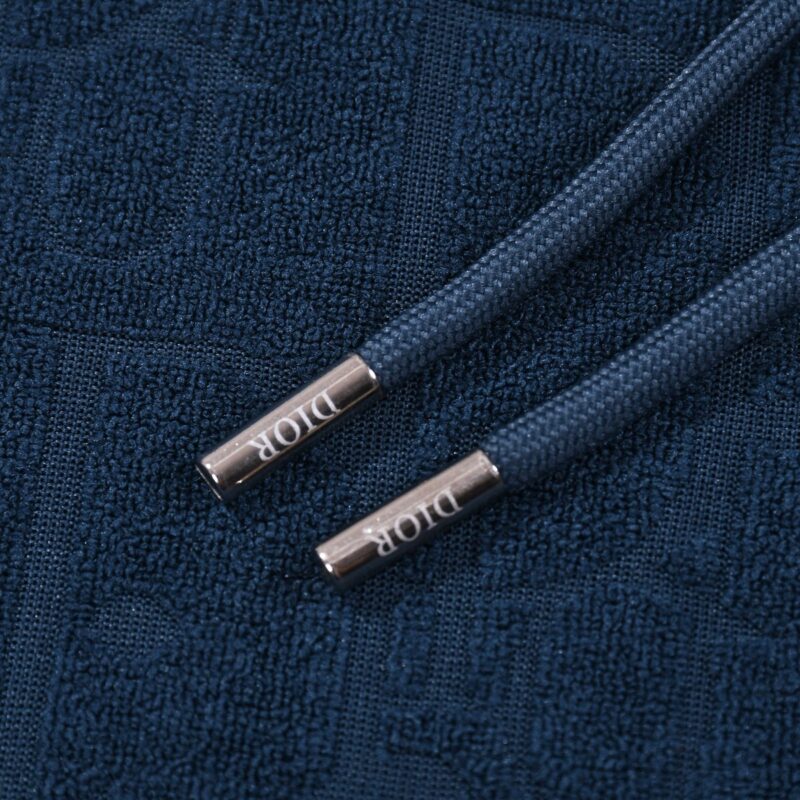 Alternative view of DIOR OBLIQUE RELAXED FIT HOODED SWEATSHIRT NAVY BLUE 113J631A0684 C540