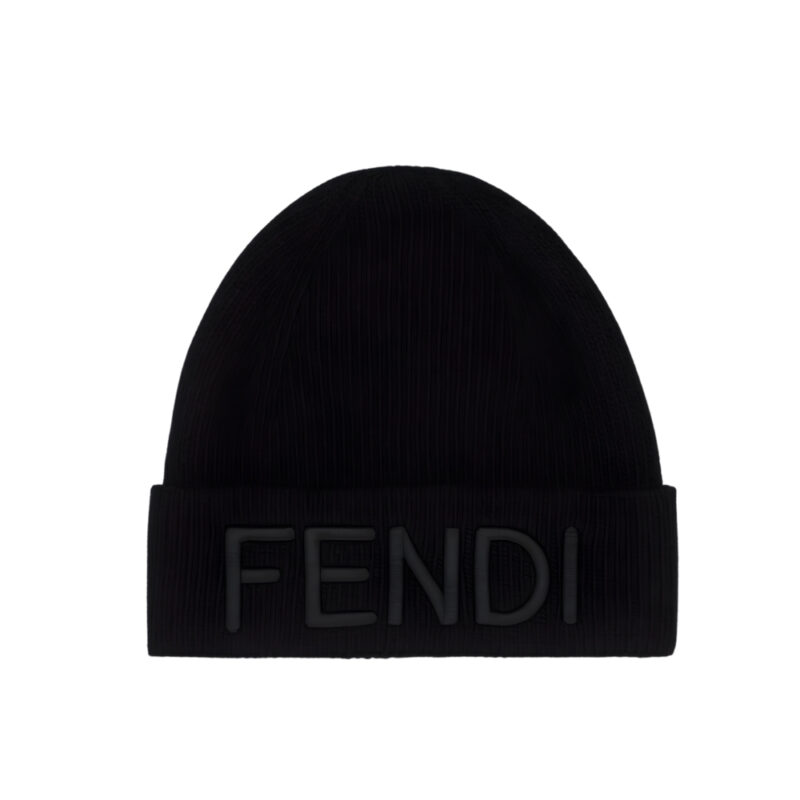 FENDI WOOL HAT BLACK FXQ356ATQ9F0QA1
