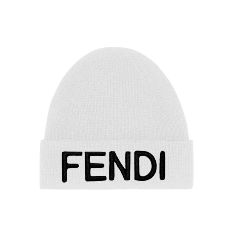 FENDI WOOL HAT WHITE FXQ056AI4FF05WL