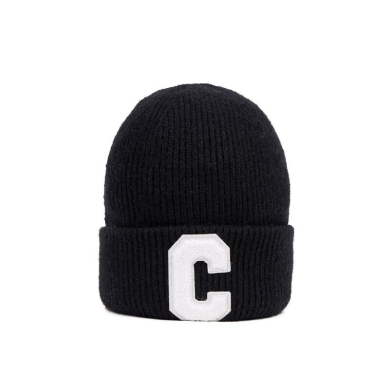 CELINE INITIAL BEANIE BLACK 2AG50378U 38NO