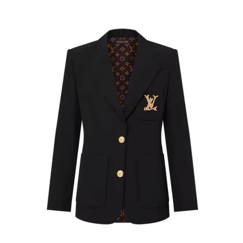 LOUIS VUITTON NAUTICAL PREPPY BLAZER BLACK 1AHGOH