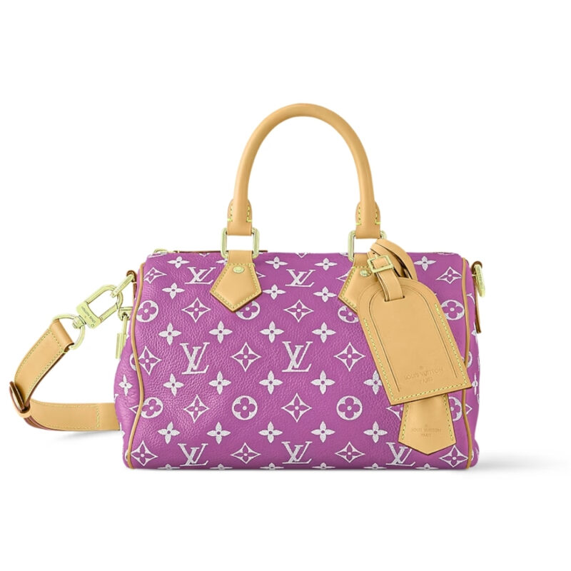 LOUIS VUITTON SPEEDY P9 BANDOULIÈRE 30 PURPLE 32CM