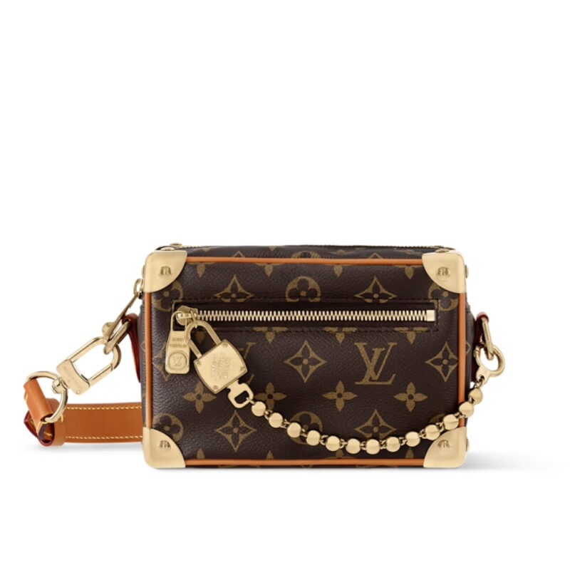 LOUIS VUITTON MINI SOFT TRUNK G69 MONOGRAM BROWN 18CM M14729