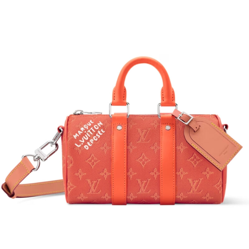 LOUIS VUITTON KEEPALL BANDOULIÈRE 25 CARAMEL 25CM M26818