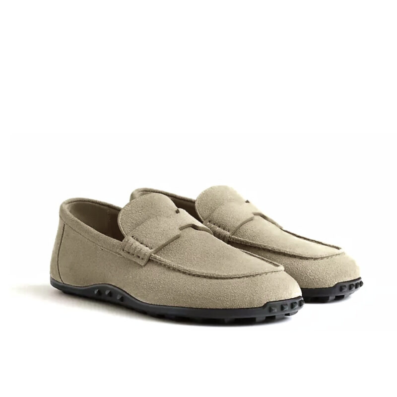 HERMES LAZY LOAFER BEIGE H252020Z VD395