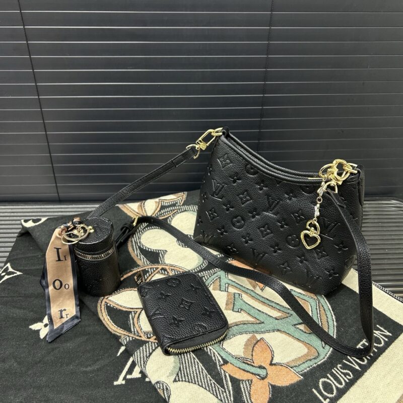 Alternative view of GIFT SET: LOUIS VUITTON CARRYALL BAG IN MONOGRAM CANVAS WITH ZIPPY COIN PURSE & SCARF MONOGRAM BLACK
