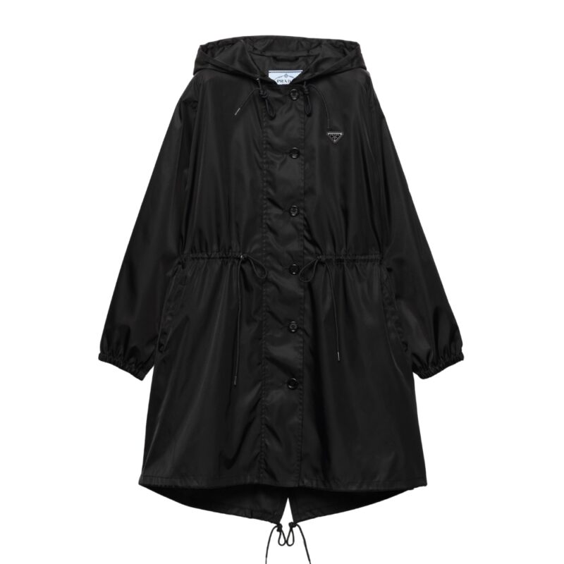PRADA RE NYLON RAINCOAT BLACK 29C285 1WQ8 F0002 S OOO
