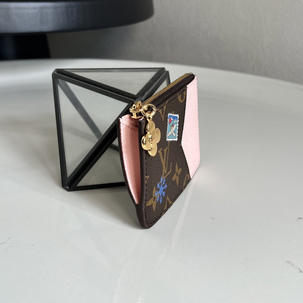 Louis Vuitton Romy Card Holder Monogram Snowy Pearl 12Cm M15333 - Image 5