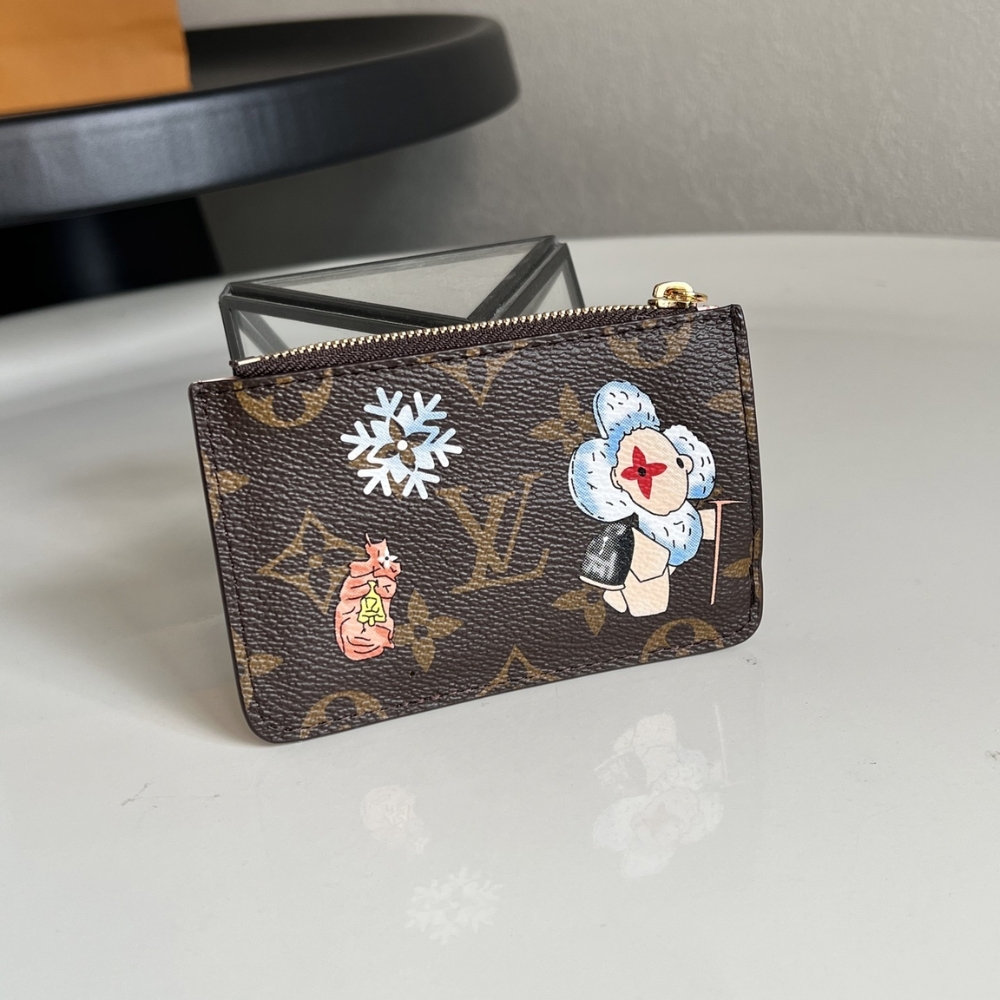 Louis Vuitton Romy Card Holder Monogram Snowy Pearl 12Cm M15333 - Image 3