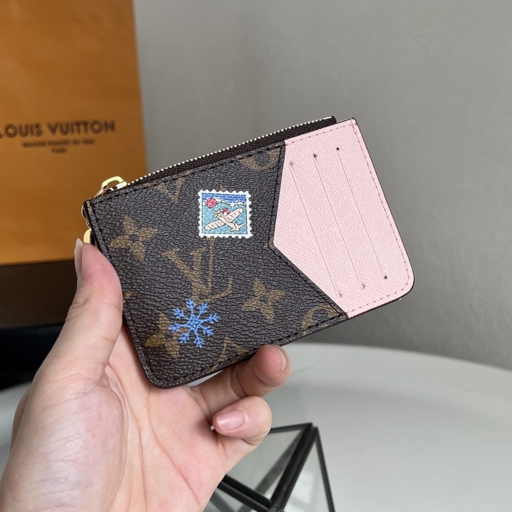 Louis Vuitton Romy Card Holder Monogram Snowy Pearl 12Cm M15333 - Image 4