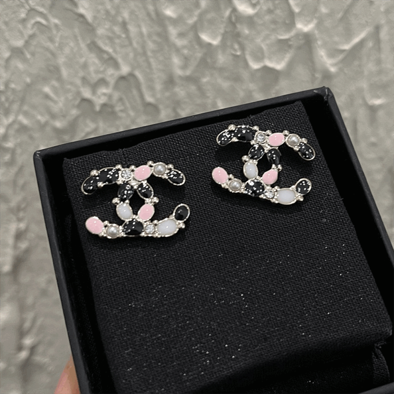 Alternative view of CHANEL CC MARK CRYSTAL EARRINGS MULTICOLOR ABG639 B22459 U4656