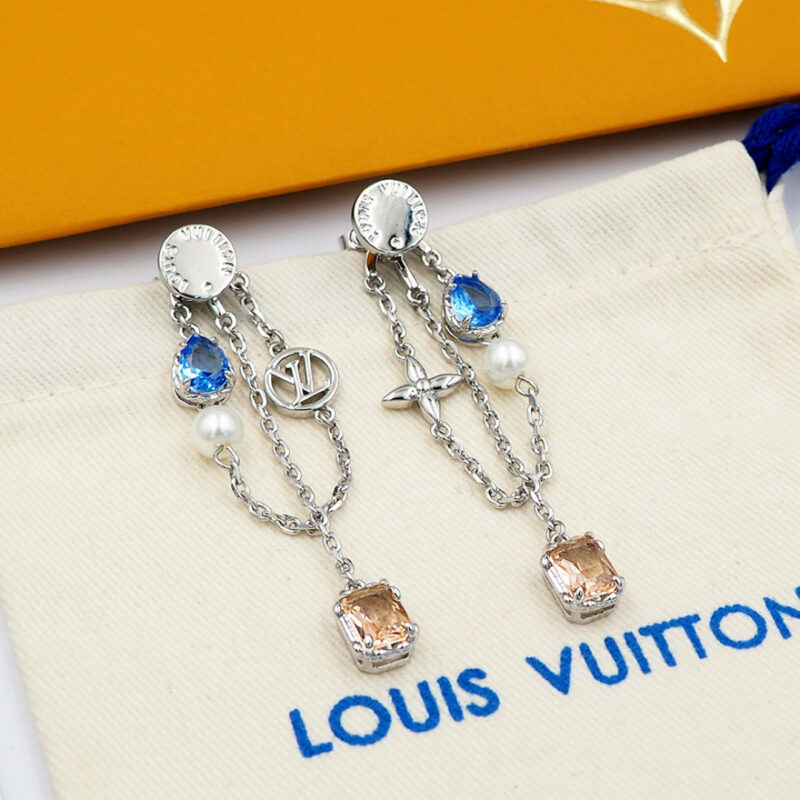 Alternative view of LOUIS VUITTON HEIRLOOM PENDANT EARRINGS SILVER M02889
