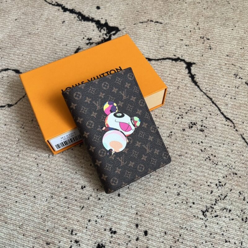Alternative view of LOUIS VUITTON X MURAKAMI PASSPORT COVER MONOGRAM BROWN 14CM M14164
