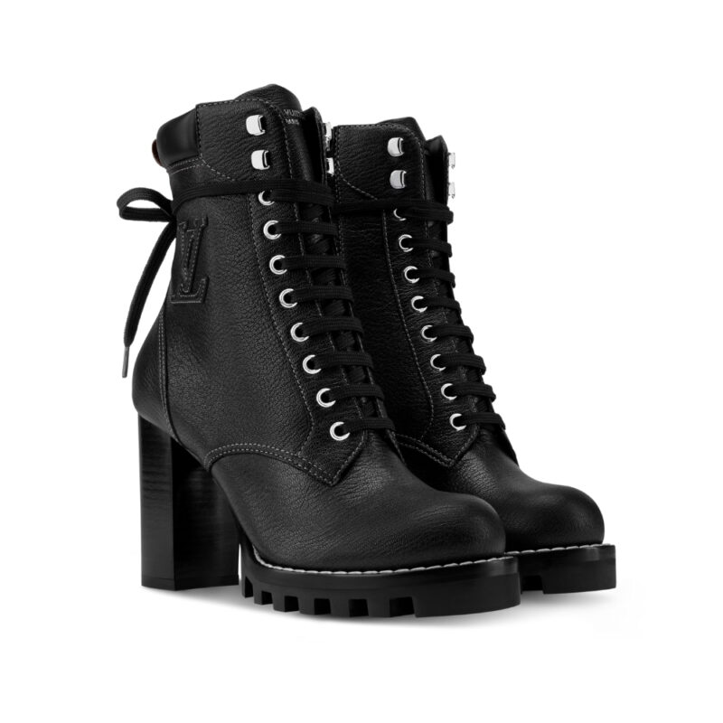 LOUIS VUITTON STAR TRAIL ANKLE BOOT BLACK 1AIUB8