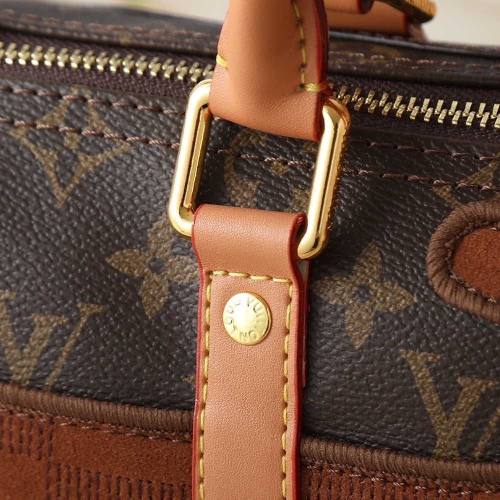 LOUIS VUITTON KEEPALL BANDOULIÈRE 25 BROWN 25CM M15428 - Image 6