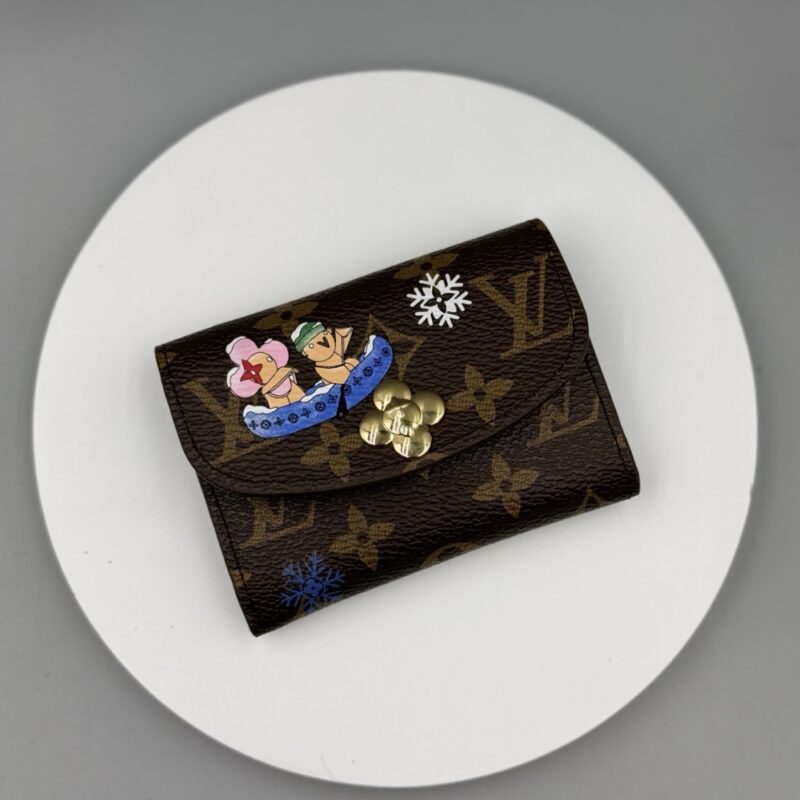 Alternative view of LOUIS VUITTON ROSALIE COIN PURSE MONOGRAM BLUE FROST 12CM M15323