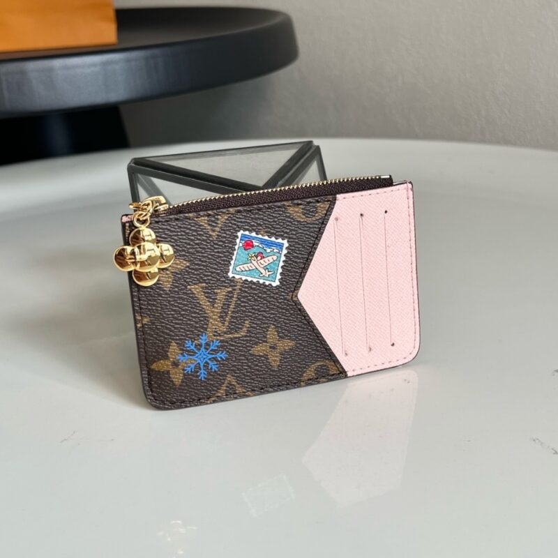 Alternative view of LOUIS VUITTON ROMY CARD HOLDER MONOGRAM SNOWY PEARL 12CM M15333