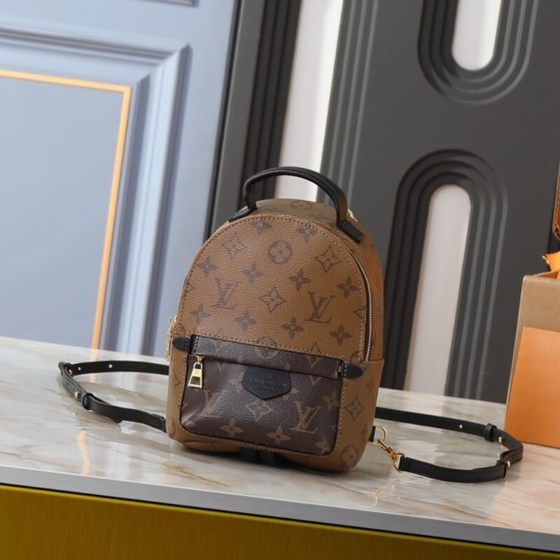 Alternative view of LOUIS VUITTON PALM SPRINGS MINI BACKPACK MONOGRAM BROWN 29CM