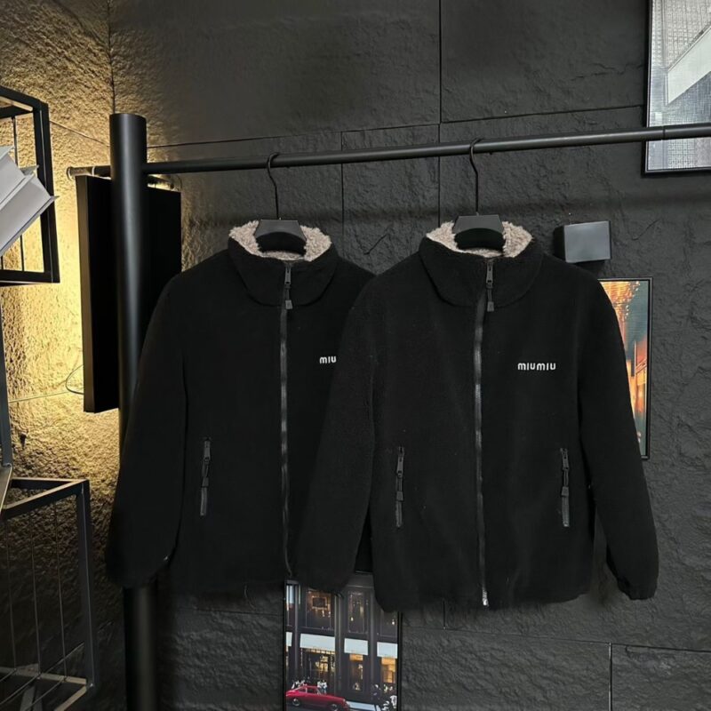 Alternative view of MIUMIU FLEECE DOWN JACKET BLACK ML1123 17OQ F0008 S OOO