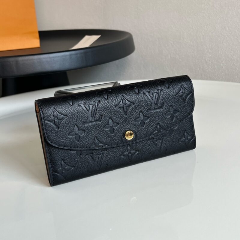 Alternative view of LOUIS VUITTON EMILIE WALLET BLACK 19CM M62369