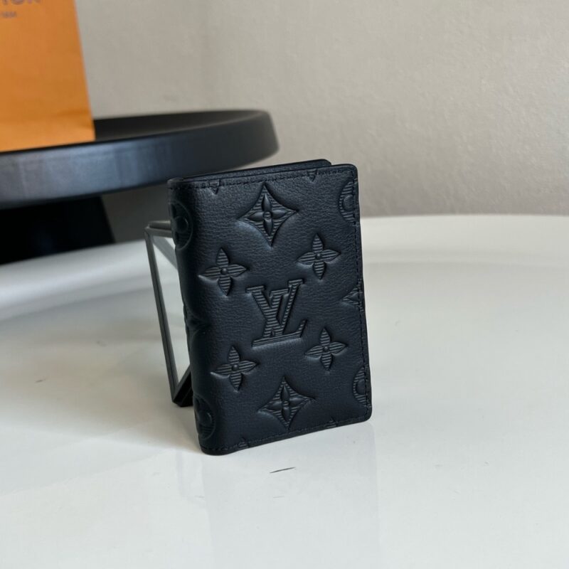 Alternative view of LOUIS VUITTON POCKET ORGANIZER WALLET BLACK 15CM M62899