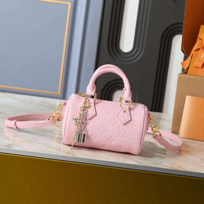 Alternative view of LOUIS VUITTON NANO SPEEDY LIGHT PINK 16CM M27107