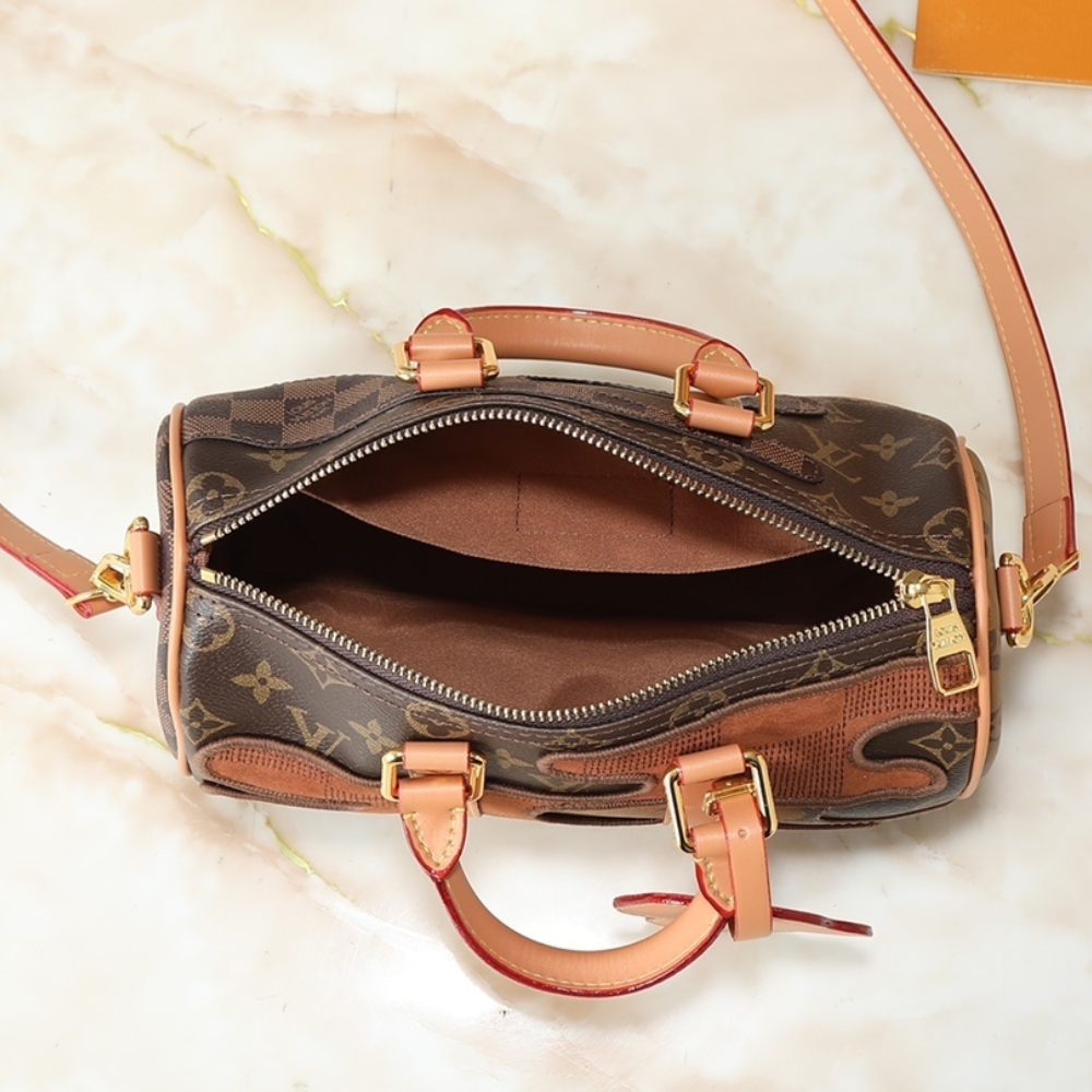 LOUIS VUITTON KEEPALL BANDOULIÈRE 25 BROWN 25CM M15428 - Image 10