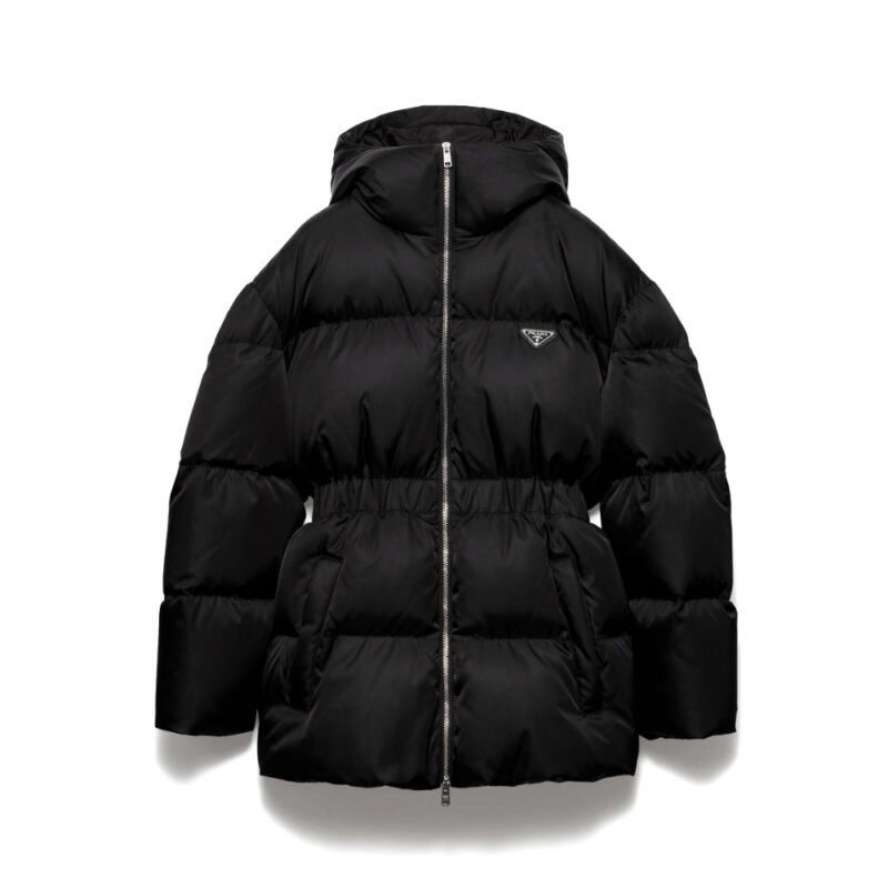 PRADA RE NYLON DOWN JACKET IN BLACK 292214 1WQ8 F0002 S OOO