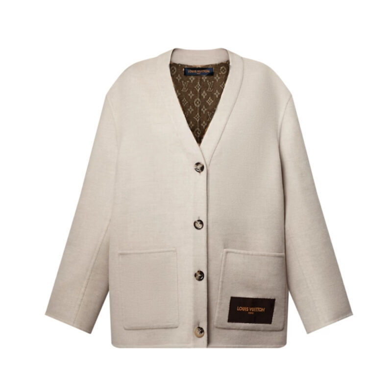 LOUIS VUITTON DOUBLE FACE CARDIGAN BEIGE 1AHXW0
