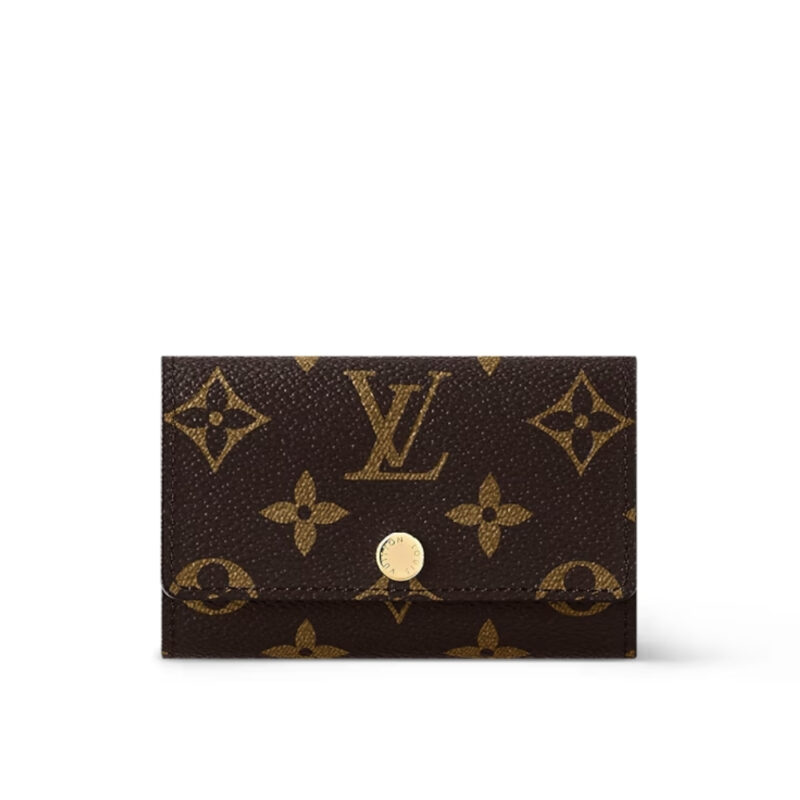 LOUIS VUITTON 6 KEY HOLDER BROWN 10CM M62630