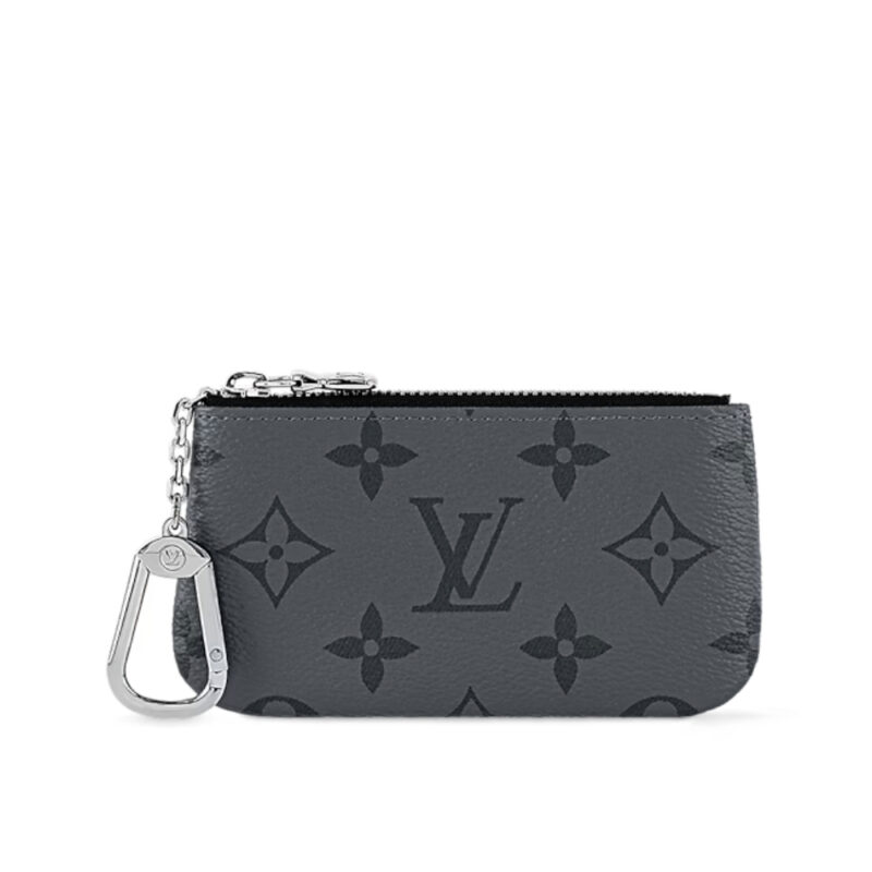 LOUIS VUITTON KEY POUCH MONOGRAM ECLIPSE 12CM M80905