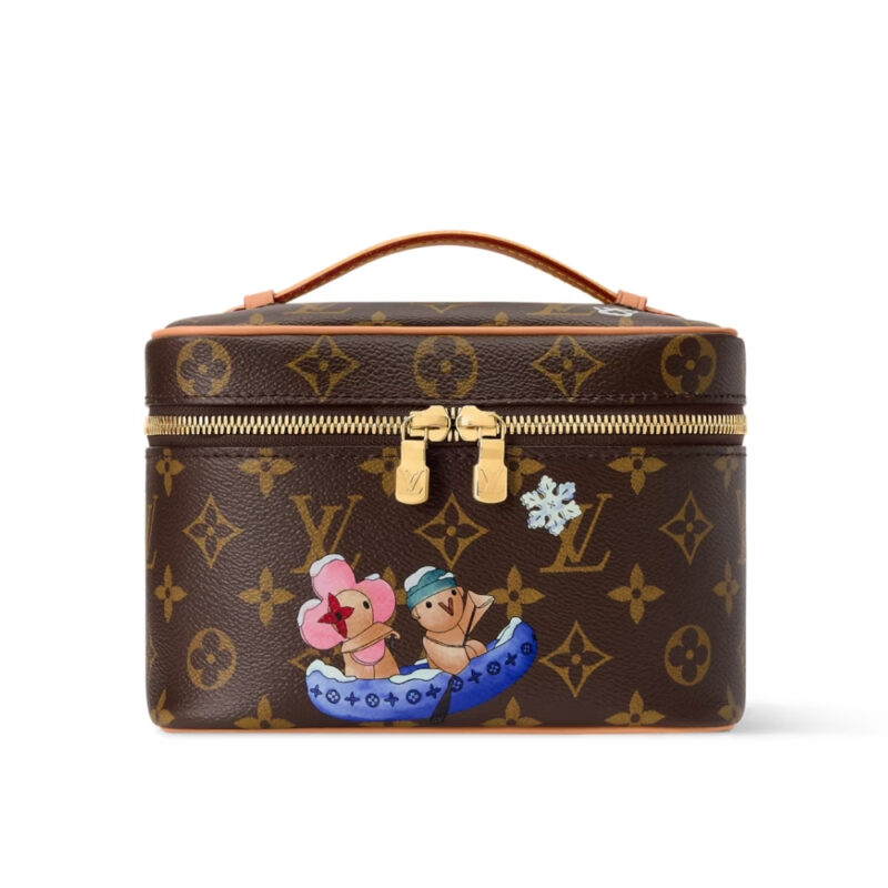 LOUIS VUITTON NICE MINI TOILETRY BAG PINK 20CM M26647