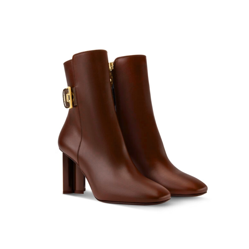 LOUIS VUITTON SILHOUETTE ANKLE BOOT BROWN 1AIFG7