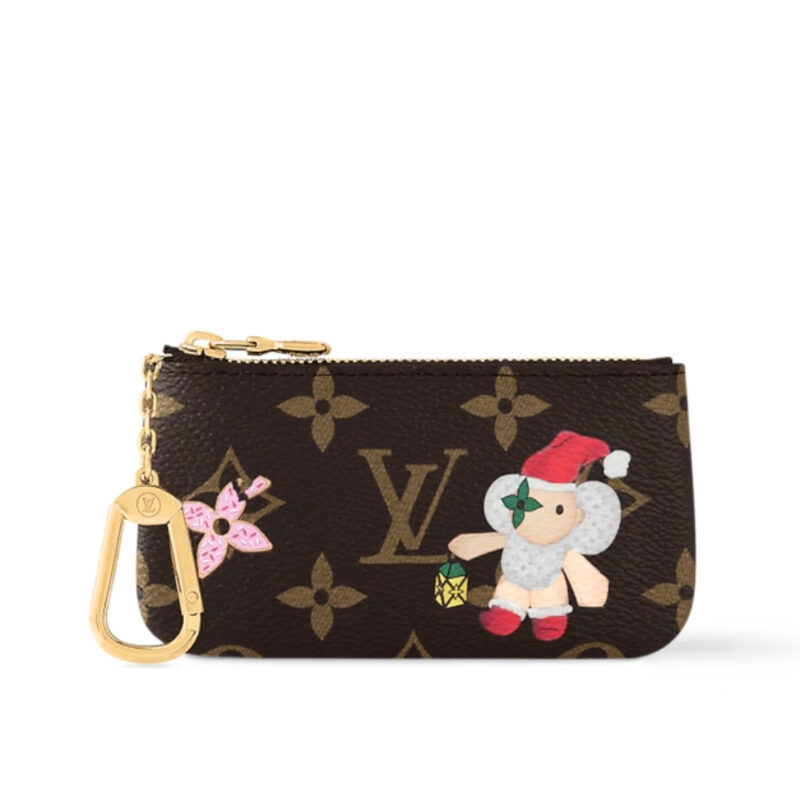 LOUIS VUITTON KEY POUCH CANDY RED 12CM M12217