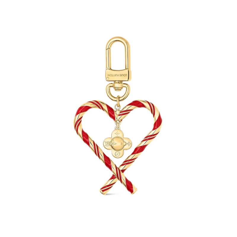 LOUIS VUITTON VIVIENNE XMAS BAG CHARM GOLD M02207