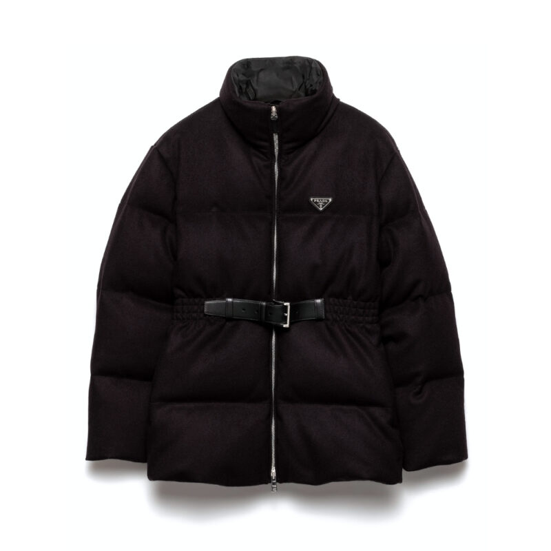 PRADA LODEN DOWN JACKET BLACK 29L131 C2O F0008 S OOO