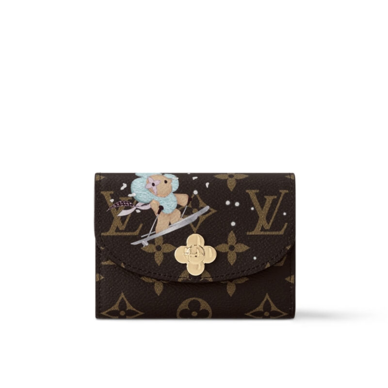 LOUIS VUITTON ROSALIE COIN PURSE AZUR FROST 12CM M12239