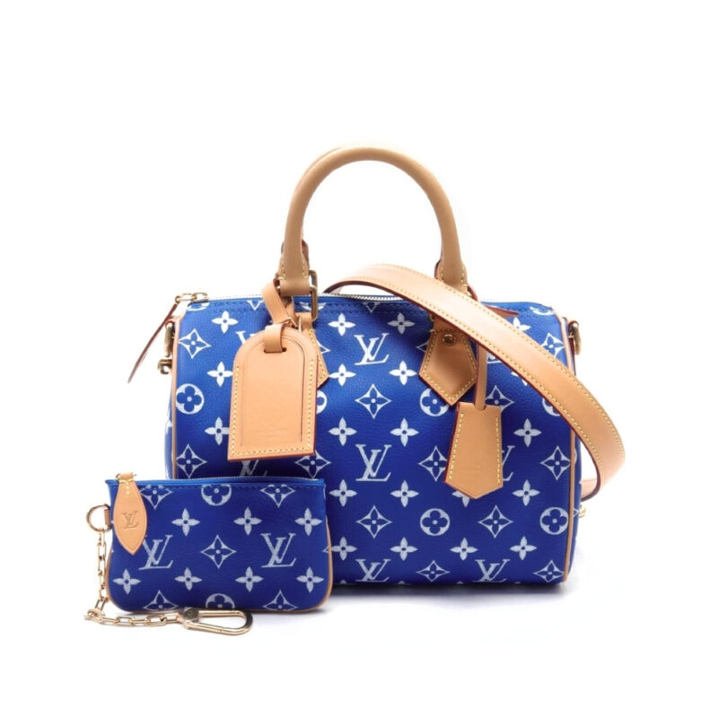 LOUIS VUITTON SPEEDY P9 BANDOULIÈRE 30 BLUE 30CM M24424