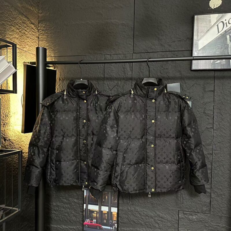 Alternative view of LOUIS VUITTON MONOGRAM PUFFER JACKET BLACK 1AGAEM