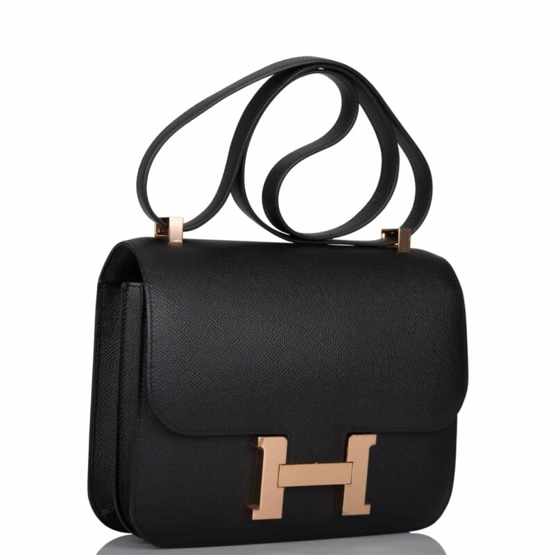 Alternative view of HERMES CONSTANCE 24 TOGO LEATHER GOLD HARDWARE BLACK 24CM