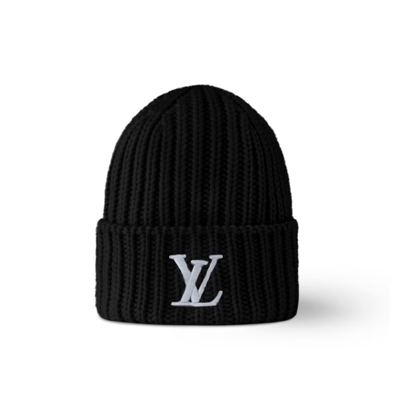 LOUIS VUITTON ONLY LV BEANIE BLACK M77277