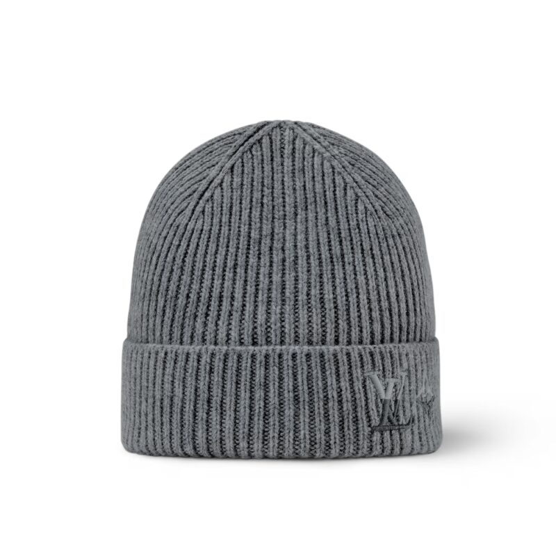 LOUIS VUITTON LV DUAL BEANIE GRAY M79140