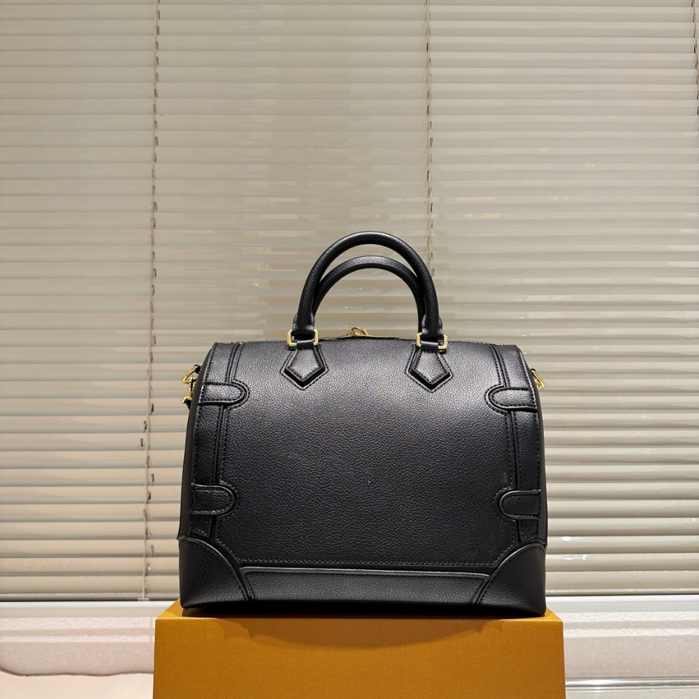 LOUIS VUITTON SPEEDY 25 SILHOUETTE BAG BLACK 27CM - Image 4