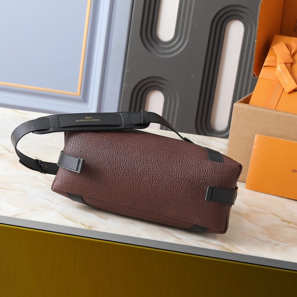 LOUIS VUITTON LV BIKER PM ACAJOU DARK BROWN 30CM - Image 3