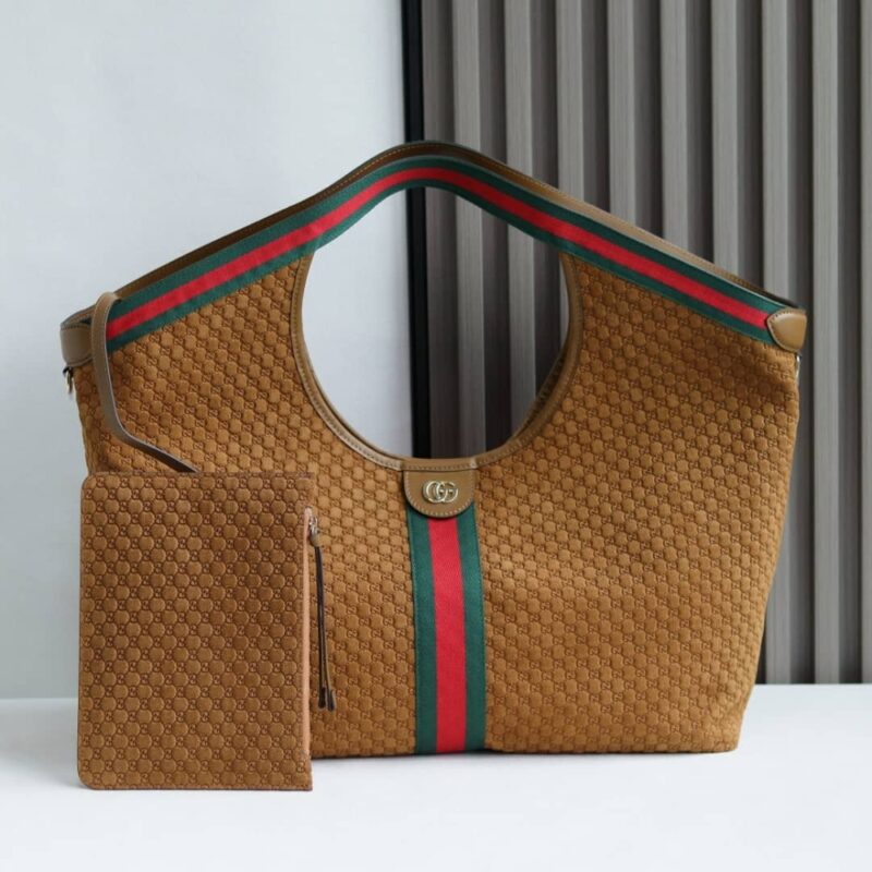 Alternative view of [SUPER VIP 1:1] GUCCI GIGLIO LARGE TOTE BAG BROWN 60CM 853971 CAAB8 2147
