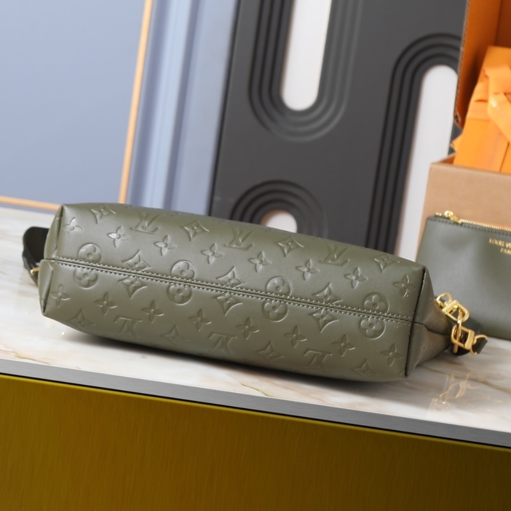 LOUIS VUITTON COUSSIN HOBO MM DARK KHAKI 38CM M15228 - Image 4