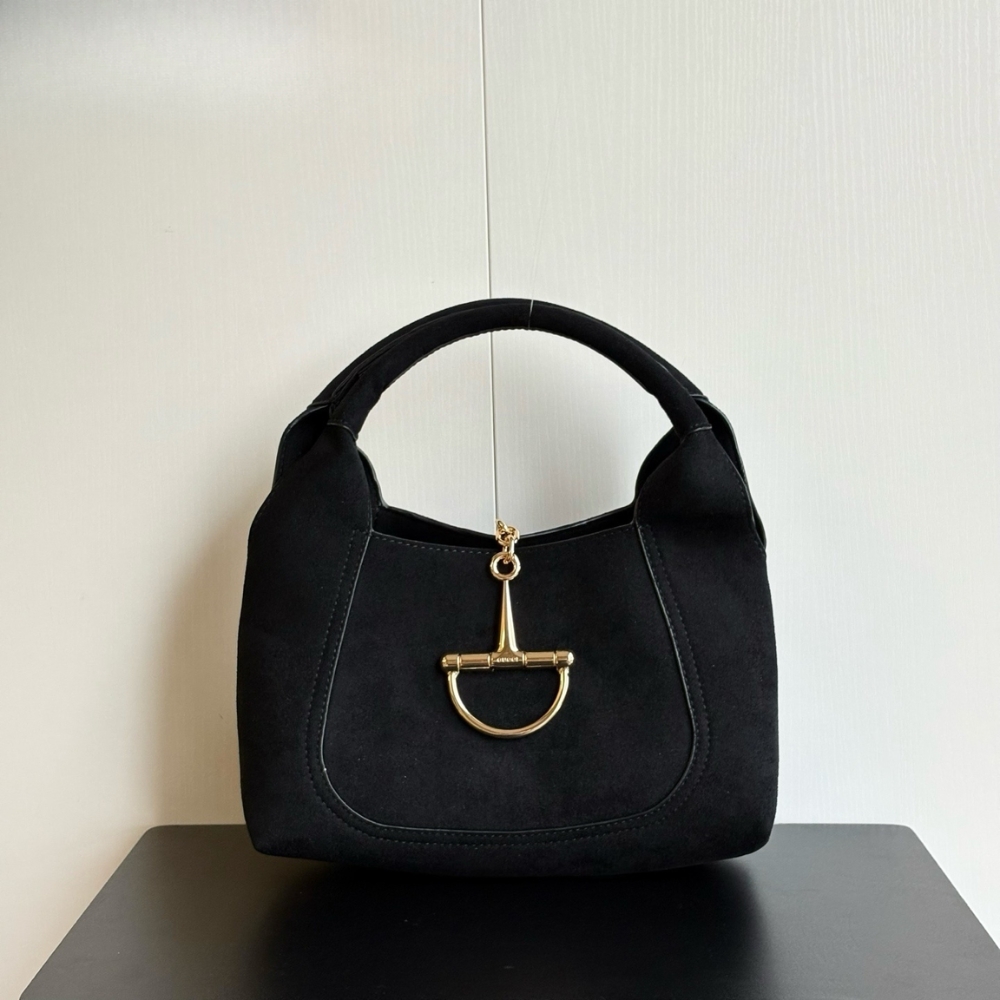 Gucci Softbit Medium Top Handle Bag Black 27Cm - Image 2