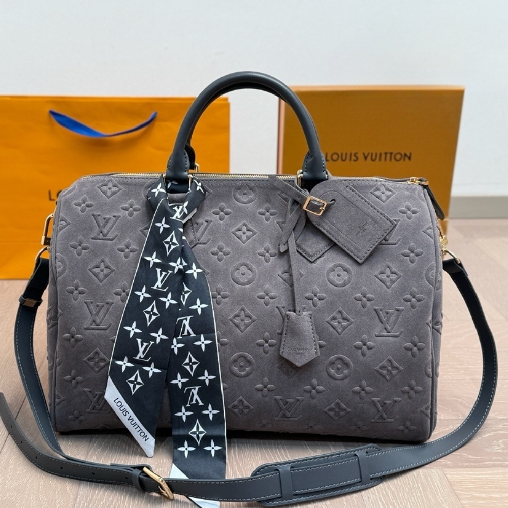 LOUIS VUITTON SPEEDY P9 BANDOULIÈRE 40 GRAY 40CM M15225 - Image 2